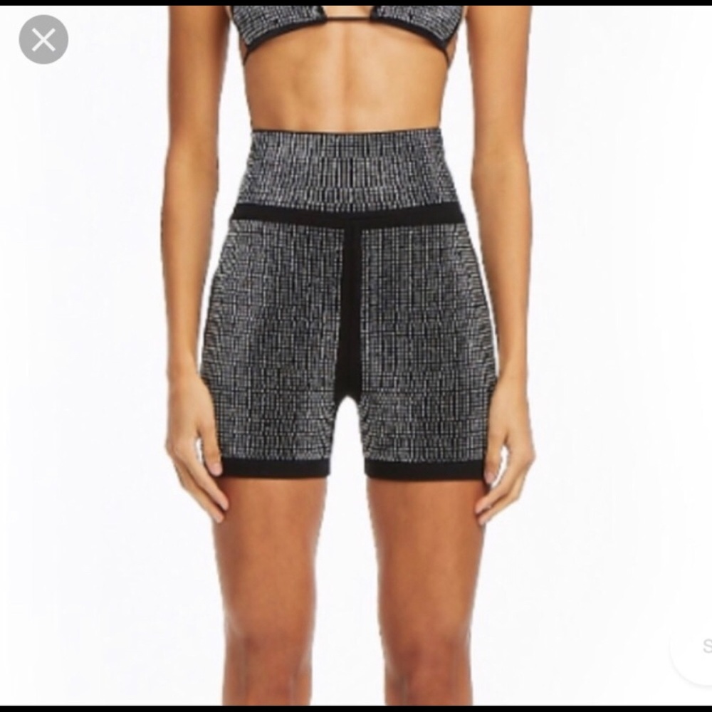 I.AM.GIA Aurora Rhinestone Biker Shorts